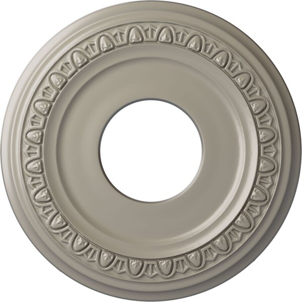 Ekena Millwork Jackson Ceiling Medallion (Fits Canopies up to 7 3/8"), 12 1/4"OD x 4"ID x 1 1/8"P, Pearl White CM12JAPWS - main